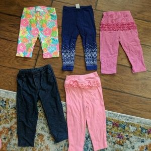 18 months girl leggings bundle